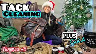 TACK CLEANING Plus Q\u0026A | What I use and why?? | VLOGMAS Day 9 |