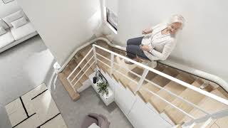 Flow X Stairlift for Narrow Stairs