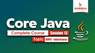 Core Java Complete Course (Session-13) Topic Oops-Inheritance | By Mr. Suman