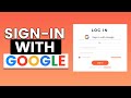 Web App Login Made Simple | Firebase Google Authentication