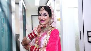 Surkhi bindi . Bridal Make-up