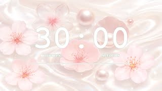 30โminute sakura glow ๐ธ๐ต๐ฅ | cherry blossom study timer