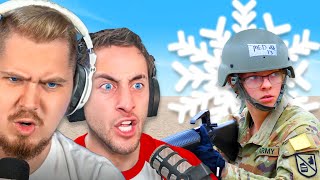 Snowflakes and Military Gas Chamber with Nikkoortizzz