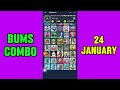 bums daily lottery cards 24 january bums today daily combo cards bums combo cards today