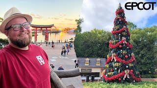 Epcot Christmas Eve 2021 | Disney Hibachi At Teppan Edo & Riding Rides | Disney World Christmas