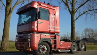 Truck V8 Mack Renault Magnum 560 TBV-Gearbox electronic shifting+clutchpedal/LKW V8 fahren