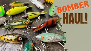 I scored the MOTHERLODE of vintage BOMBER crankbaits!