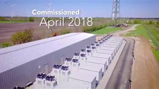 NEC’s construction of the largest energy storage project in Europe - Time-lapse (Long Version)