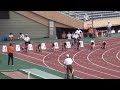 第82回日本インカレ女子100m決勝 世古和11.64 1.6 nodoka seko1st