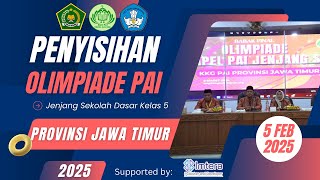 BABAK PENYISIHAN KELAS 5 OLIMPIADE MAPEL PAI JENJANG SEKOLAH DASAR PROVINSI JAWA TIMUR TAHUN 2025