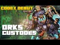 Orks vs Adeptus Custodes - NEW CODEX DEBUT - A 10th Edition Warhammer 40k Battle Report