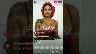 @phfame(🍠yamz) on live IG at home interacting with fans