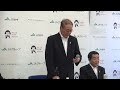 【定例会見】平成28年5月12日　ja全中定例記者会見（奥野会長挨拶）