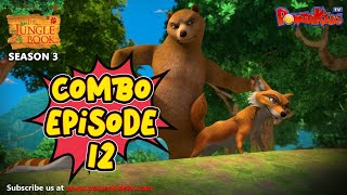 Jungle Book Season 3 | COMBO EPISODE 12 | जंगल बुक हिंदी   नया एपिसोड@PowerKidstv​