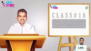 Basic_Mathematics_Class_19_How to Convert Recurring Decimal Fraction into Common Fraction Urdu/Hindi