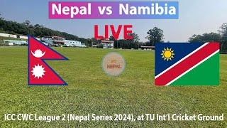 🔴LIVE: Nepal vs Namibia ODI Cricket, ICC Cricket World Cup 2027 League 2 Match Live | Match 4 of 6