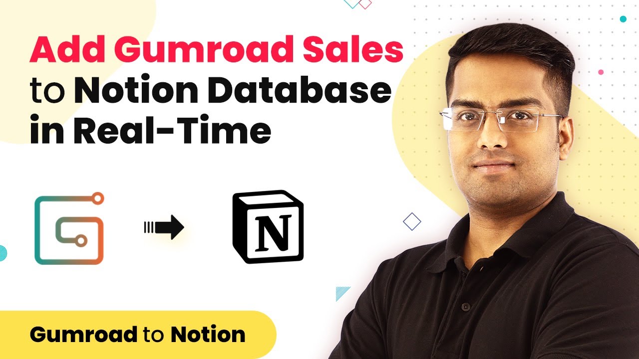 Add Gumroad Sales To Notion Database In Real-Time - YouTube