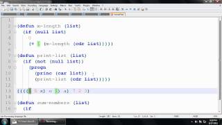 Common Lisp Tutorial - (5) List functions