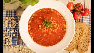 Healthy and full of energy - tomato beans