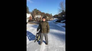Ice Storm in the South. Sledding was Awesome! First video of 2017