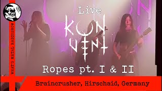 Live KONVENT (Ropes pt. I \u0026 II) 2024 - Braincrusher, Hirschaid, Germany, 23 Mar