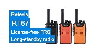 Retevis RT67-The Long-standby license-free Radio