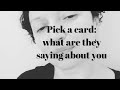 Pick a card: what are they saying about you