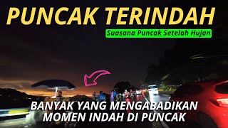 KEREN BANGET PUNCAK DISERBU PENGUNJUNG, KARENA MOMEN INDAH INI