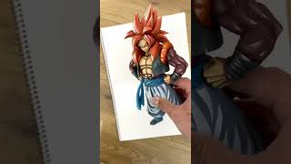 筆塗りで変わる！！1番くじドラゴンボール ゴジータスーパーサイヤ人4フィギュア2d化リペイント