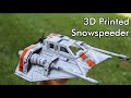 3D Printed Star Wars Snowspeeder / Build Timelapse