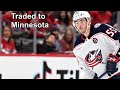 Columbus Trades Jiricek and a Pick to Minnesota for Hunt and Draft Picks