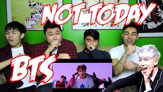 BTS - NOT TODAY MV REACTION (FUNNY FANBOYS)