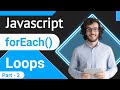 Javascript forEach Loop Tutorial Part 2 in Hindi | forEach loop in javascript