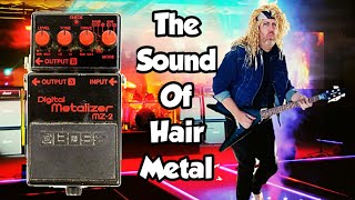 Boss Digital Metalizer MZ-2 - Hair Metal In A Box Pedal - With My Harley Benton Fusion II