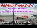 PESAWAT RAKSASA LION AIR..|| RUANG TUNGGU jamaah Umroh KH MUSLEH ADNAN di JUANDA.