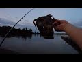 snagging a catfish with a craw bait