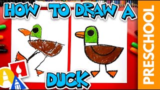 How To Draw A Duck - Preschool
