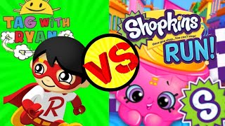 Tag with Ryan VS Shopkins Run - Best Apps for Kids