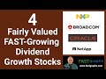 4 Fairly Valued Fast-Growing Dividend Growth Stocks | FAST Graphs