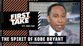 Stephen A. urges people to remember the spirit of Kobe Bryant 🐍 | First Take