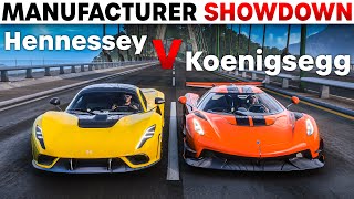 Forza Horizon 5 | Hennessey VS Koenigsegg | Manufacturer Showdown!