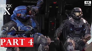 HALO REACH Gameplay Walkthrough Part 4 [4K 60FPS XBOX SERIES X] - No Commentary