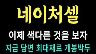 네이처셀 주가/이제 색다른 것 보자/지금 당면 최대재료 개봉박두 #네이처셀 #네이처셀 주가 #네이처셀 전망 #네이처셀 주식