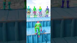 GTA 5 Epic Water Ragdolls | Spider-Man Jumps / Fails ep.240 #shorts