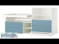 SMÅSTAD / UPPFÖRA IKEA Changing table white blue/with bookcase Review