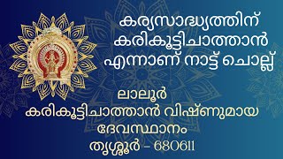 ജീവിത വിജയത്തിനായി മനസ്സിലാക്കി കൂടെകൂട്ടാം ശ്രീ ലാലൂർകരികുട്ടിചാത്തനേ Laloor Devasthanam 8304847381