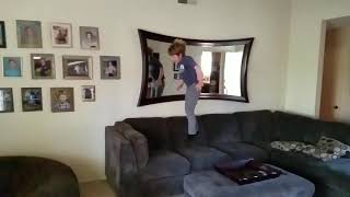 Brody Gribble couch Parkour