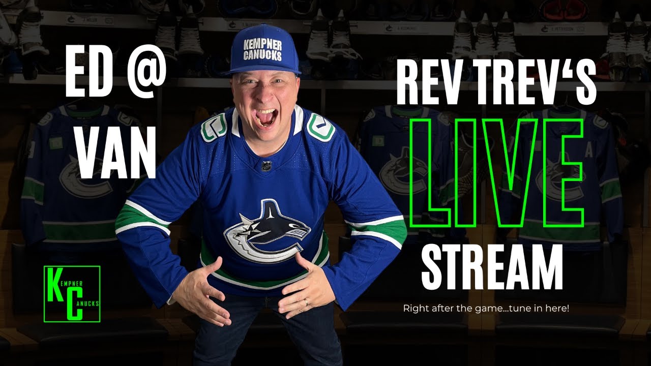 OILERS 2 @ CANUCKS 6!!! POST Game Show: Live Stream Starts Right When ...