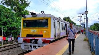 Barasat Local Arriving On Platform No 2 at Bidhannagar Railway Station || Indian Railways