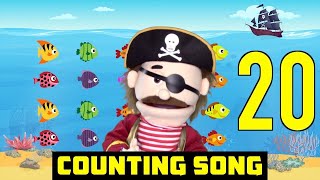 LEARN TO COUNT 1-20 Pirate Song for Kids | Counting to 20 for preschool, kindergarten, home school